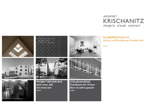 Website Krischanitz